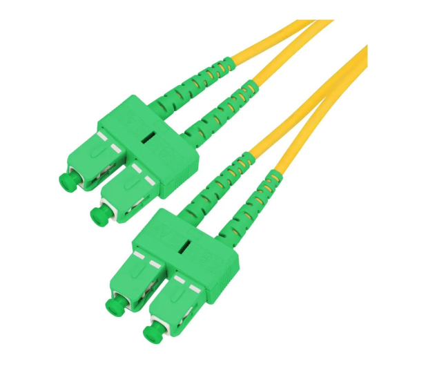 ExtraLink SC/APC-SC/APC Patchcord Jednomodowy Duplex G657A 3mm 1m - 1543652 - zdjęcie